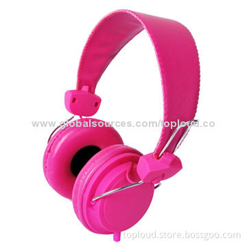 DJ headphone with customized brand, for mobile phone, good sound, mini mike in line